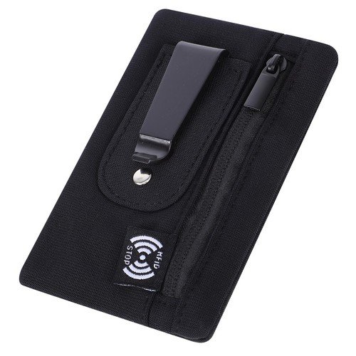 RFID Blocking Clip Stash Pocket Travel Wallet Hidden Belt Pouch Anti Theft Bag