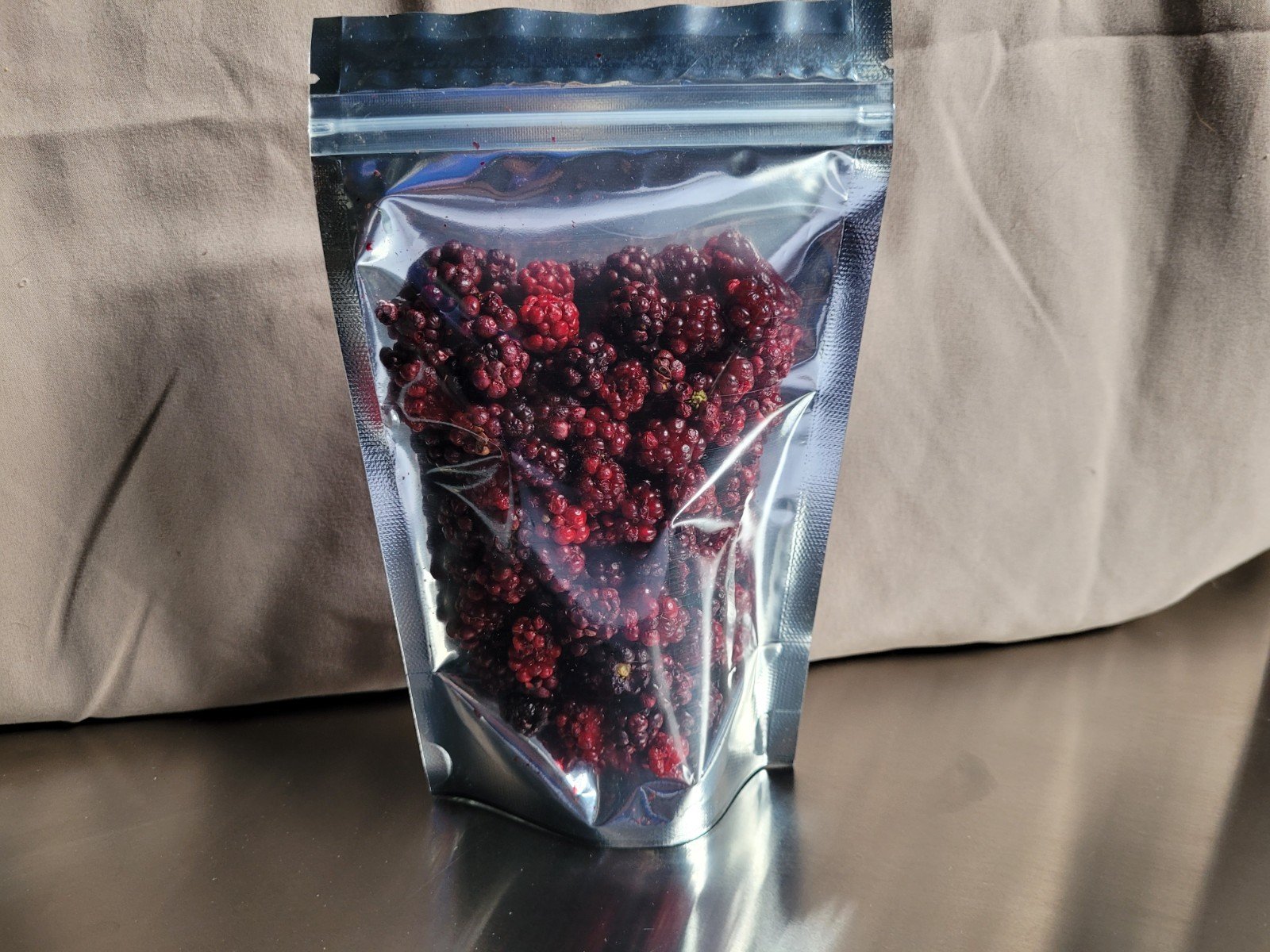 Freeze Dried Ripe Blackberries~Organic~From my Vines~Crispy Sweet Healthy Snacks