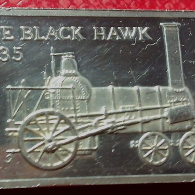 1835 The Black Hawk Locomotives Bar-Mt. Everest 1 Troy oz.999 Silver