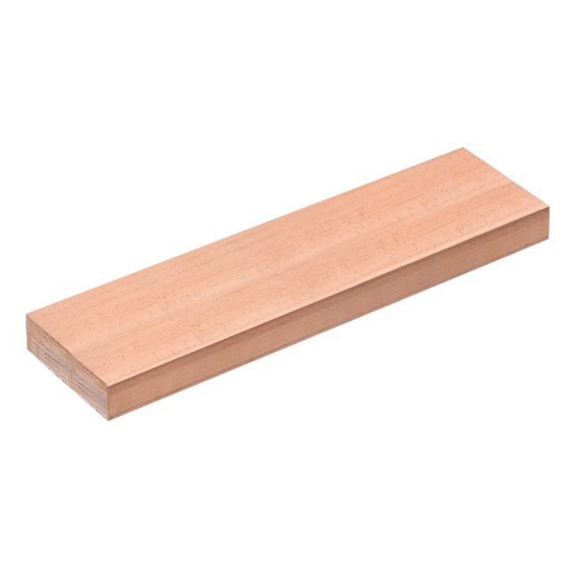 Copper Flat Bar, 15/32" Thickness x 2" Width x 6" Length Copper Bar Stock