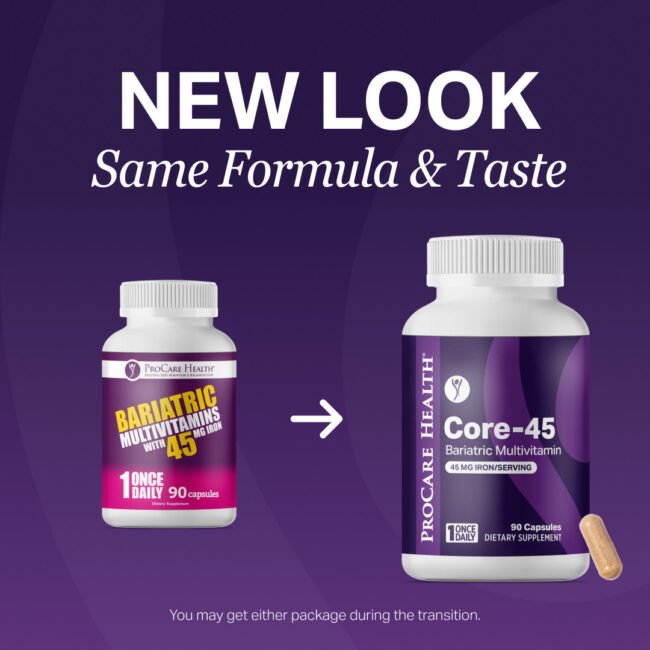 Bariatric Multivitamin Core | Capsule | 45mg | 90 Count