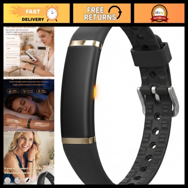 Screenless Fitness Tracker for Men & Women, Health & Fitness Wearable Device