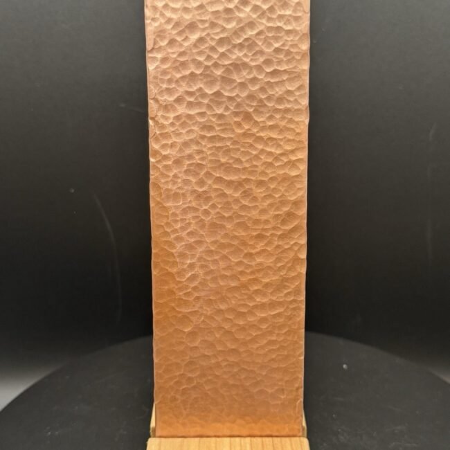 Hammered 1 Pound Copper Bar 99.9+ Pure -