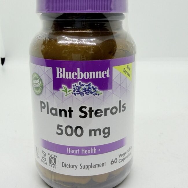 Bluebonnet Plant Sterols 500 mg 60 Veg Capsules