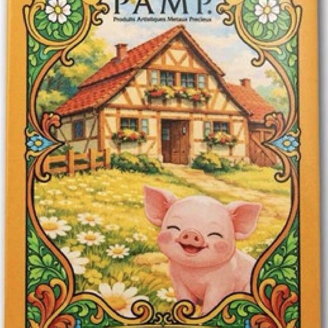1 Gram Gold Bar ~ PAMP Suisse 2026 Lucky Pig ~ Arriving 9/16