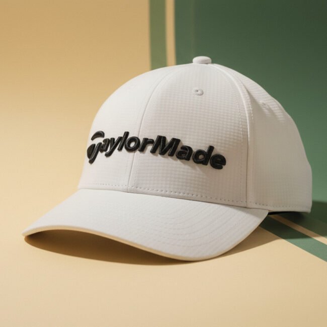 NEW TaylorMade White Golf Hat - TOUR PLAYER EXCLUSIVE - PERFORMANCE Taylor Made
