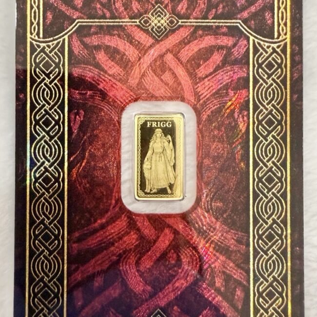 2026 Germania Mint Frigg Gold Bar 1/100oz. *Limited Edition*