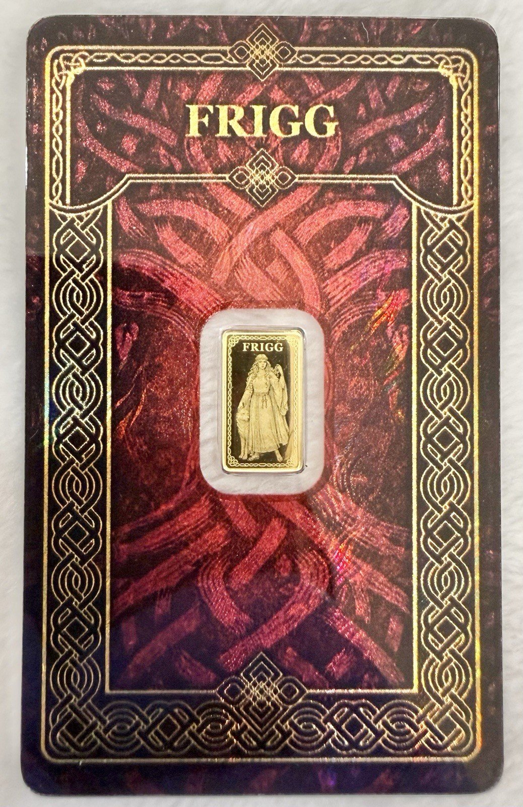 2026 Germania Mint Frigg Gold Bar 1/100oz. *Limited Edition*