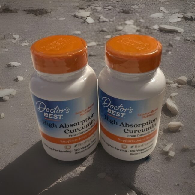 2Pk High Asorp Curcumin Supplement 1000mg 120 Ct (240) Doctors Best From Turmeri