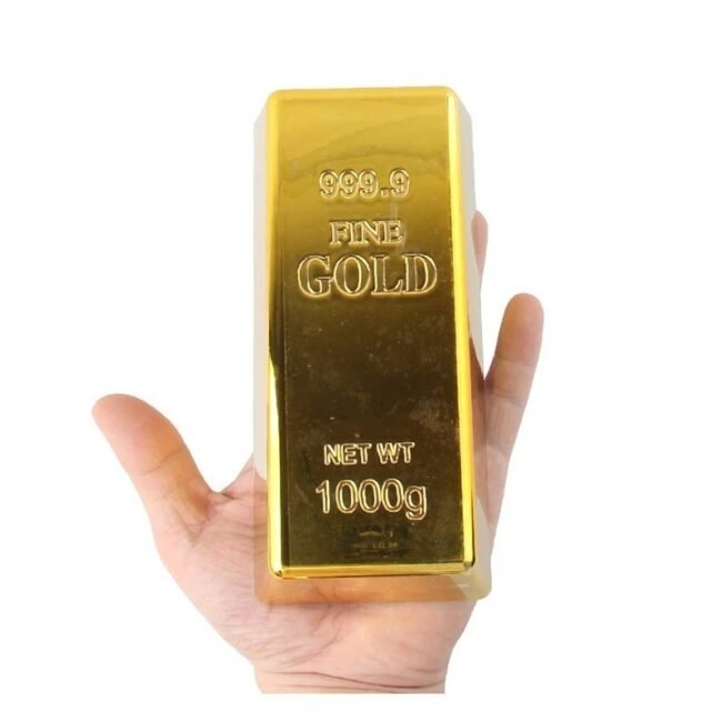 Fake Gold Bar Paperweight Gold Bullion Bar Paper Weight High Quality Prop 1pcs