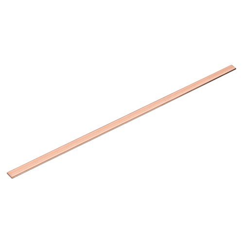 Copper Flat Bar, 0.12" Thickness x 0.59" Width x 15.75" Length Copper Bar Stock