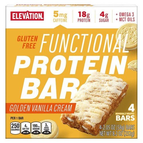 Elevation Golden Vanilla Functional Protein Bar