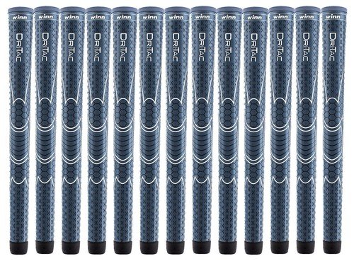 Set of 13 - Winn Dri-Tac Midsize Navy Mens Golf Grip   +1/16" 6DTNB