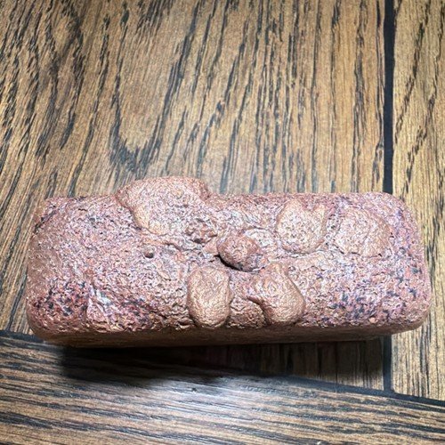 Hand Poured Chunky Copper 999 Loaf Bar 612g/21.7 Ounce Bullion