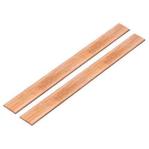 2Pcs 12" x 1" Copper Flat Bar,1/8" Thickness Copper Bar Stock