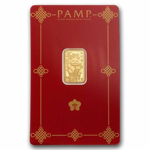 Pamp Suisse Barbie Valentine's Day 1 Gram Gold Bar - In Assay