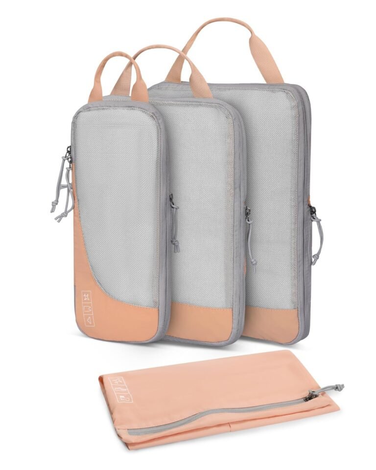 4 Set Compression Packing Cubes for Suitcases,Luggage,Travel Bag Organizer