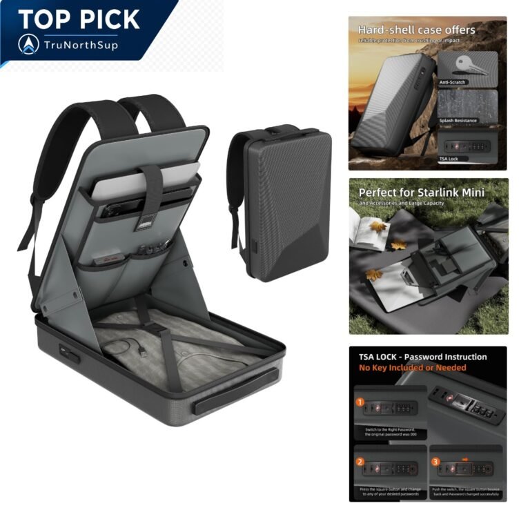 Starlink Mini Backpack Waterproof Travel Bag for Starlink Mini Accessories