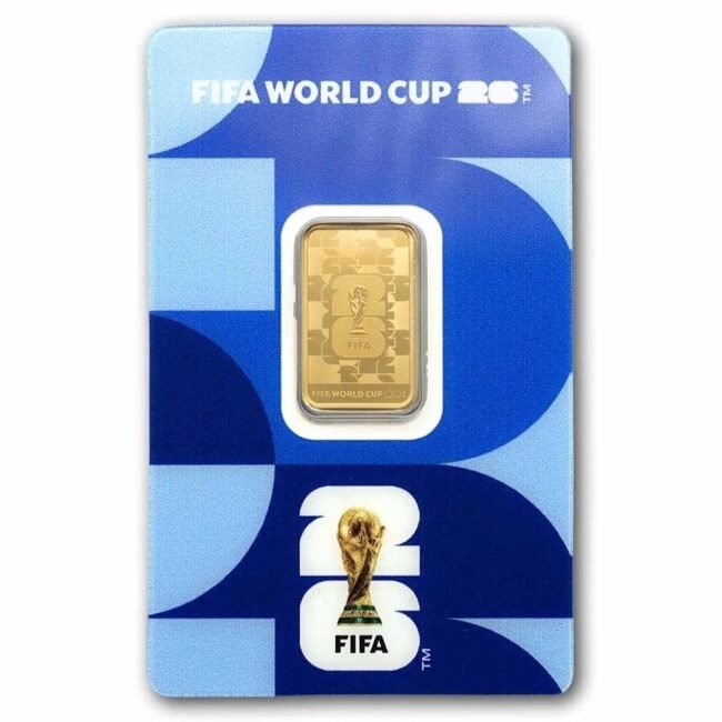 5 gram Gold Bar - PAMP FIFA™ 2026 World Cup (w/ Assay & Sleeve)