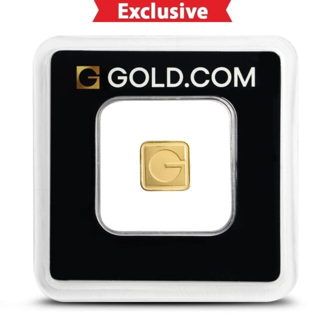 1 Gram GOLD.COM Square Gold Bar (New w/ Assay)