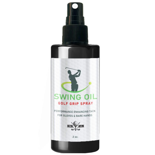 Swing Oil - Golf Grip Enhancer Spray - Increase Club Grip on Gloves & Bare Hands