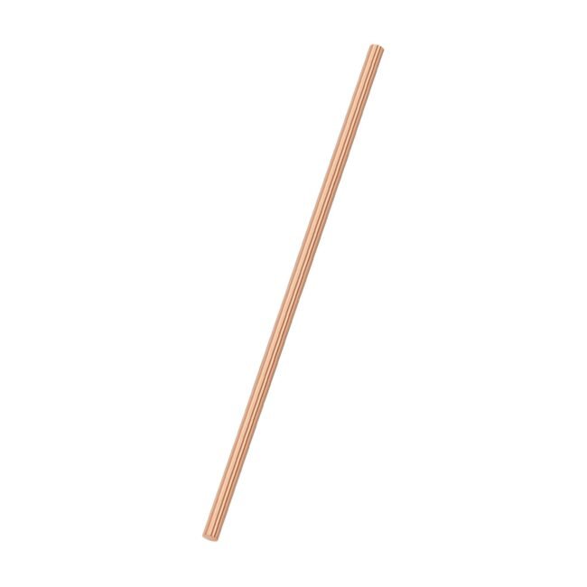 Copper Round Rod 6.5mm x 200mm T2 Copper Stock