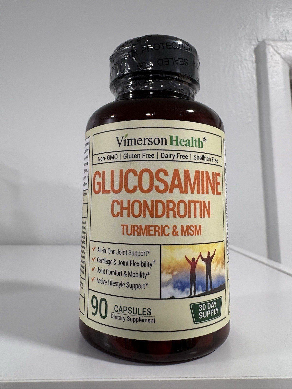Vimerson Health Glucosamine Chondroitin Turmeric MSM Dietary Supplement 90 Cap