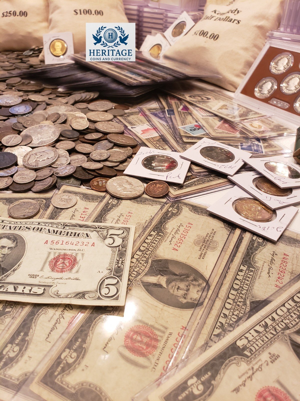 ESTATE SALE FIND, OLD US COINS, GOLD, .999 SILVER BARS, BULLION, RARE U.S. BILLS