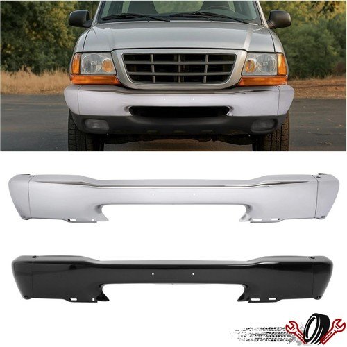 Chrome/Black Front Bumper Face Bar For Ford Ranger 1998-2000 FO1002361丨FO1002347