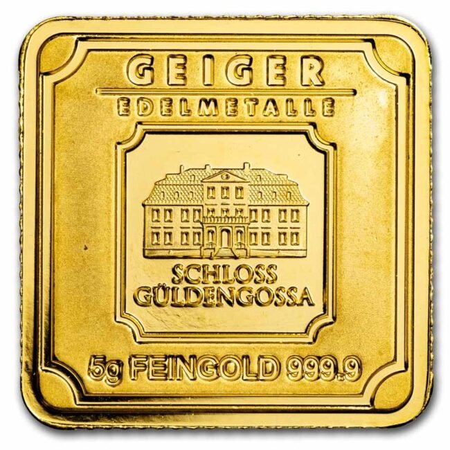 5 gram Gold Bar - Geiger Edelmetalle (Originals Series)