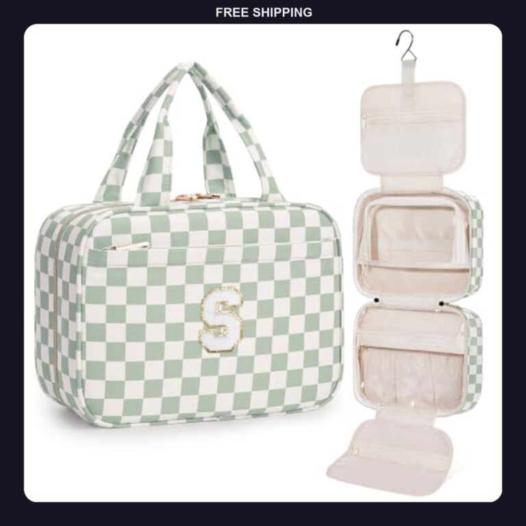 Hanging Travel Toiletry Bag Makeup Organizer Water Resistant Medium