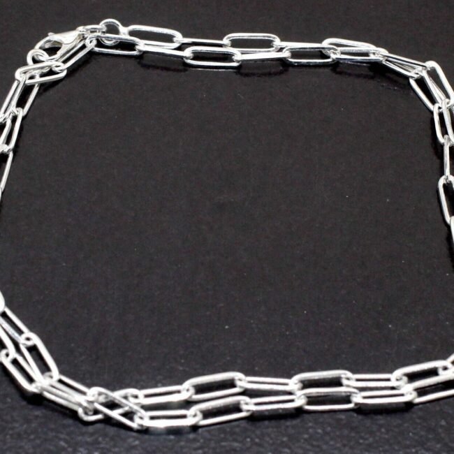 925 Sterling Silver Handmade Jewelry Beautiful Adorable Chain Necklace S-20-22"
