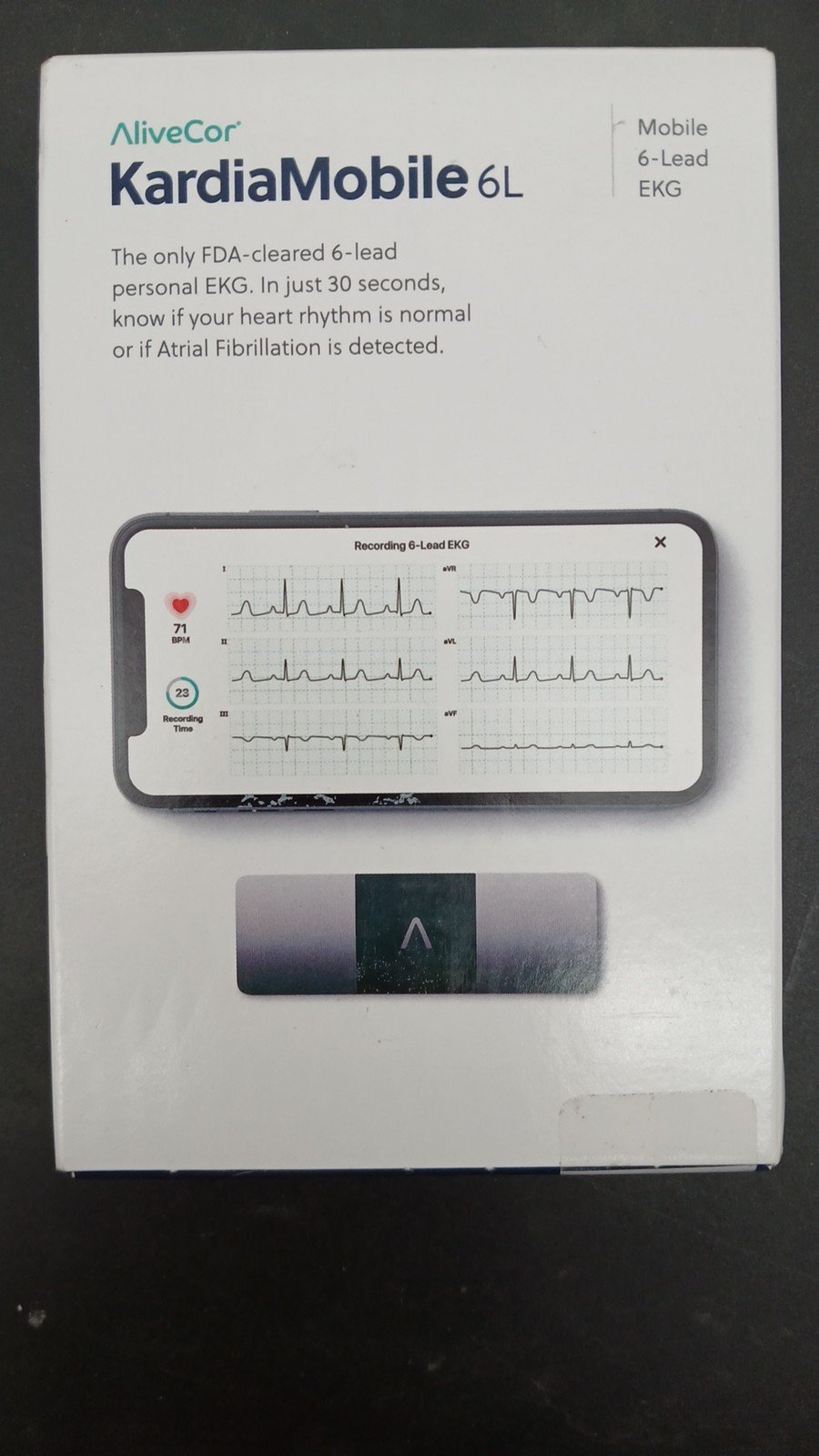 KardiaMobile 6L 6-Lead EKG Monitor Medical Grade Health Device