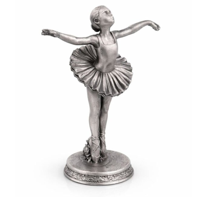 Ballet Girl 6 oz 999+ Silver Statue Hand Poured | Gold Spartan