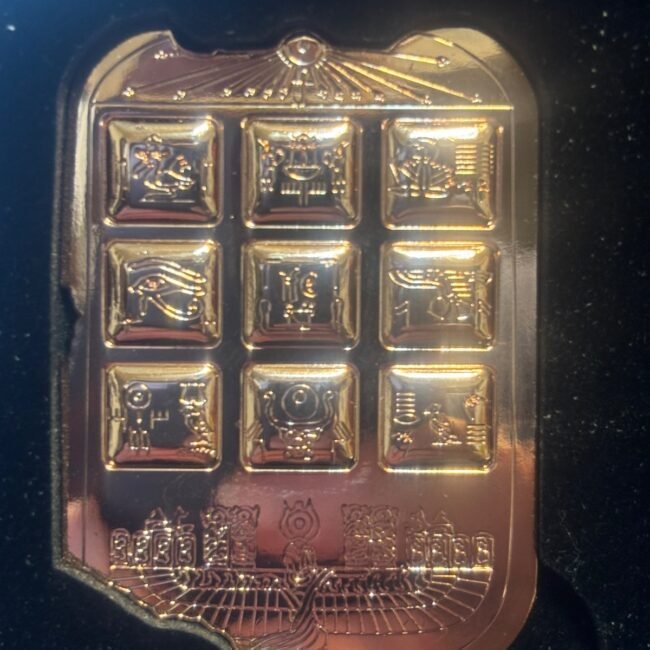 Egyptian Tablet of the gods   .999  OPENED - Antique Copper 1oz