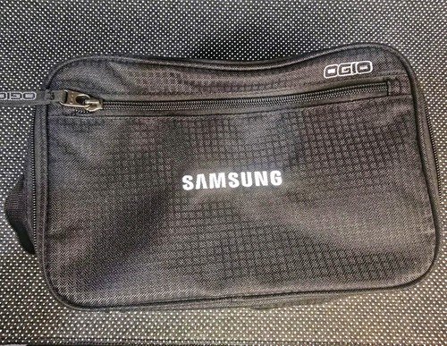 Samsung OGIO Black Zippered Travel Accessory Organizer Pouch Bag Vintage