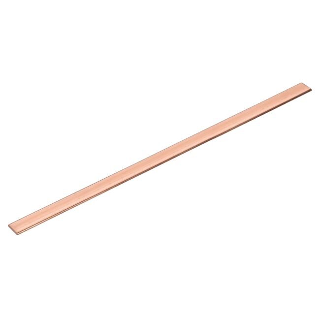 Copper Flat Bar 1/8" Thickness x 19/32" Width x 12" Length Copper Bar Stock
