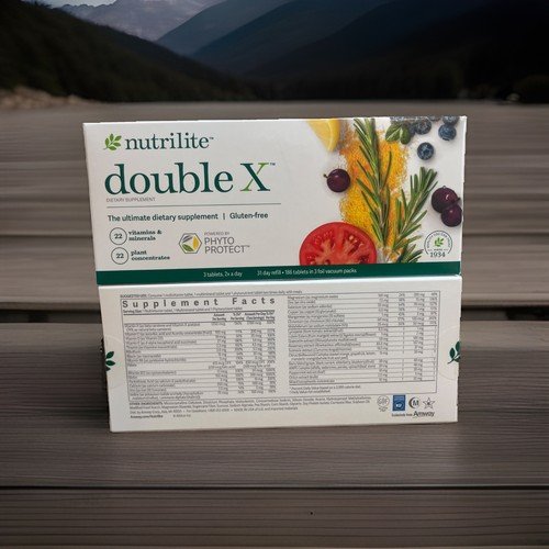 FREE SHIPPING - NEW AMWAY Nutrilite Double X Multivitamin -31 Day Supply -03/28!