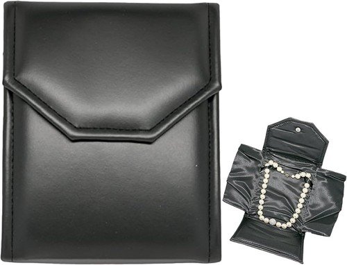 Travel Jewelry Case, Jewelry Organizer Roll for Accessories | Bag with Foldable