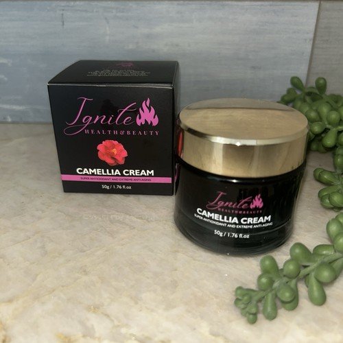 Ignite Health And Beauty Camellia anti-aging cream soy and gluten-free