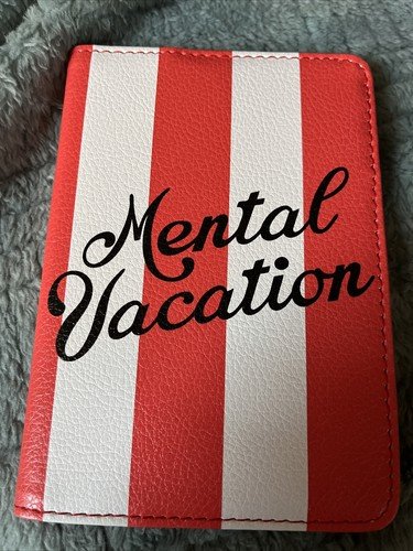 Bando Passport Holder Mental Vacation Striped FUN-NEW!