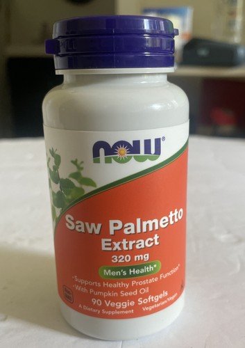 NOW FOODS Saw Palmetto Extract 320 mg 90 Veggie Softgels