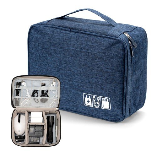Cable Organizer bag for women or men,Electronic Accessories Carry Case Portab…