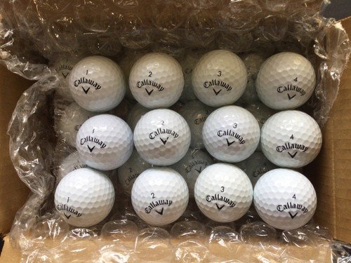 Callaway Warbird 2 Dozen(24) 2 Sets #1,2,3,4 Golf Balls In Mint Never Used