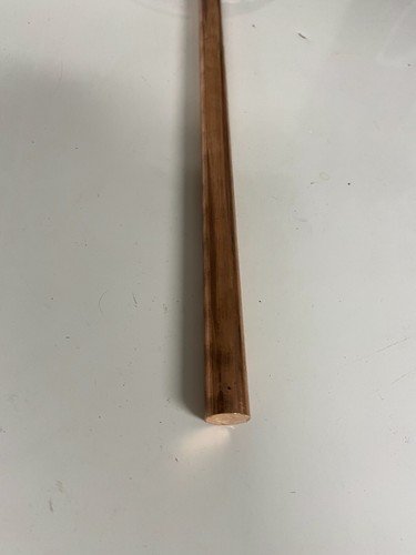 (1) 5/8 110 COPPER SOLID ROUND ROD 12" long New Lathe Stock 1/2 Hard