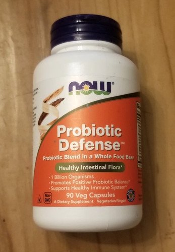 NOW FOODS Probiotic Defense 90 Veg Capsules Exp 11/2026