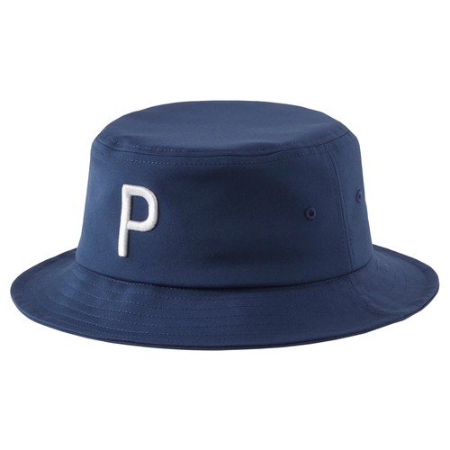 Puma Golf P Bucket Hat - Lightweight Stylish Sun Protection, New