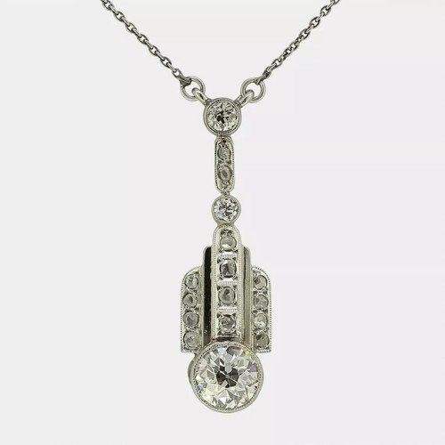 Round Cut  Lab Created Diamond Special Gift Pendent Gift 14K White Gold Finish