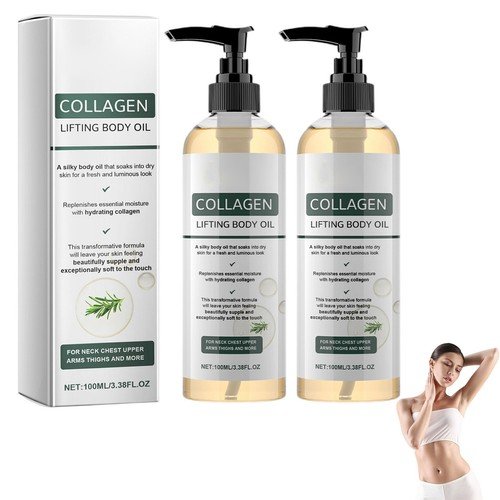 2Bottles Collagen Oil, 2026 New Advanced Collagen Oil for Skin Tightening