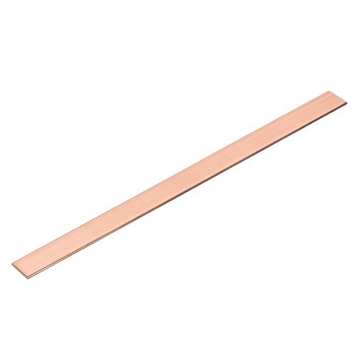 Copper Flat Bar, 0.1" x 1" x 13'' C110 Solid Copper Bus Bar Stock